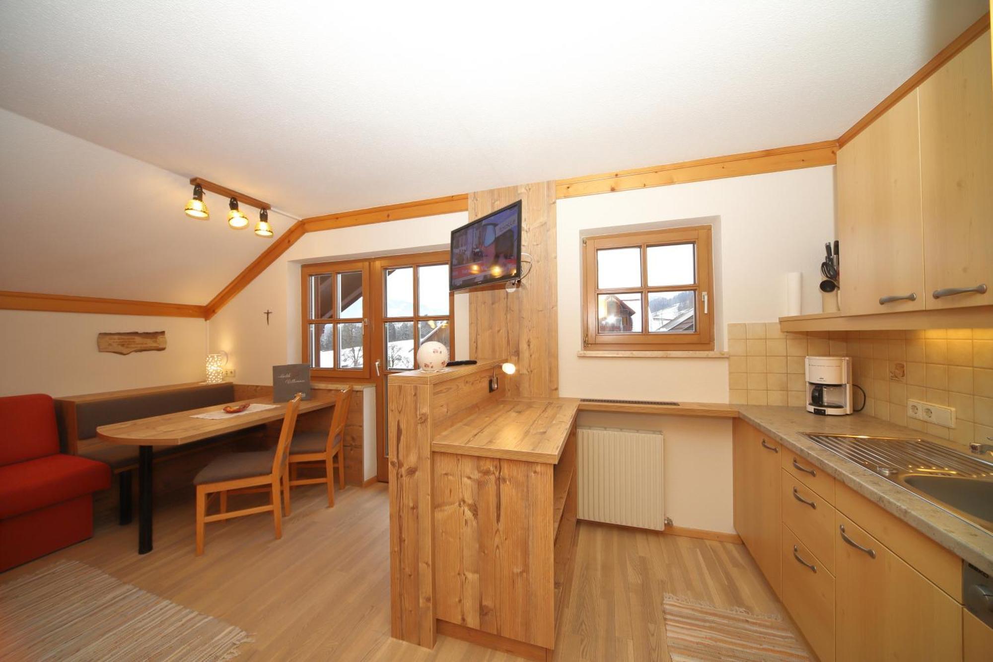 Linarhof Apartment Urlaub Am Bio Bauernhof Haus im Ennstal Rum bild