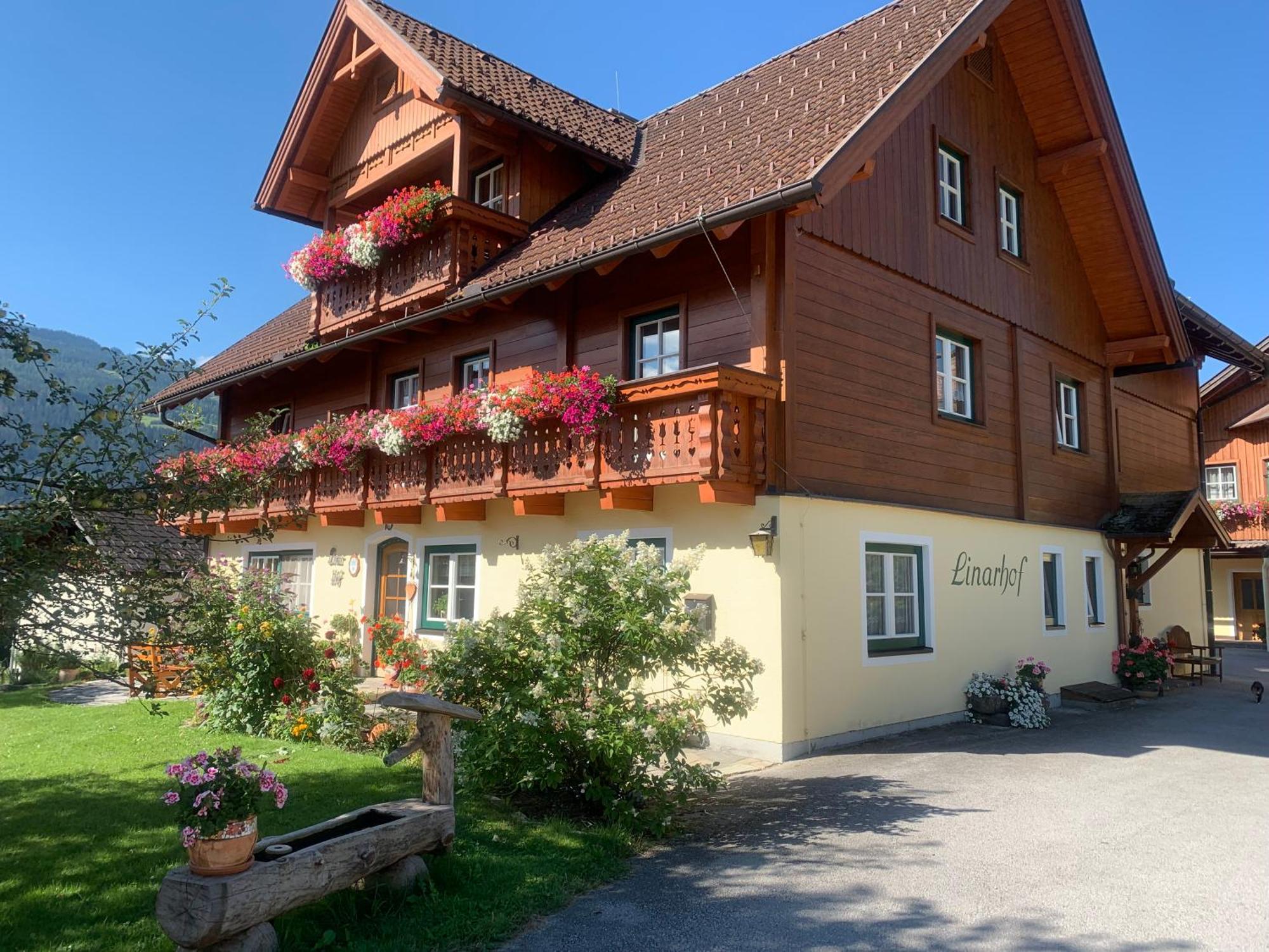 Linarhof Apartment Urlaub Am Bio Bauernhof Haus im Ennstal Exteriör bild